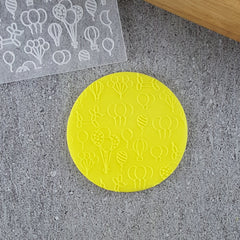 BALLOONS 013 PATTERN DEBOSSER" Custom Cookie Cutter