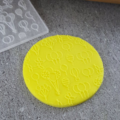 BALLOONS 013 PATTERN DEBOSSER" Custom Cookie Cutter