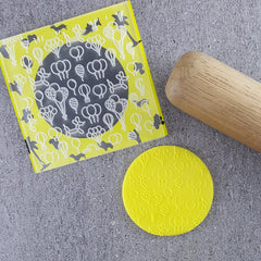 BALLOONS 013 PATTERN DEBOSSER" Custom Cookie Cutter