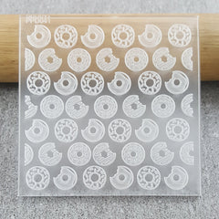 DONUT 041 PATTERN DEBOSSER" Custom Cookie Cutter