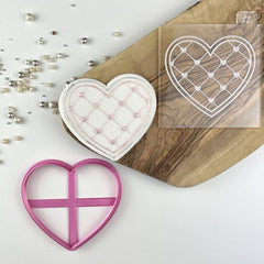 "PATCHWORK HEART" Embosser Lissie Lou