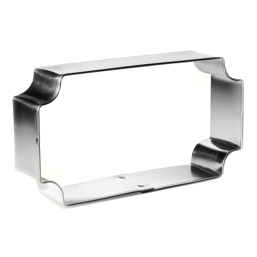 TICKET PLAQUE Metal Cookie Cutter