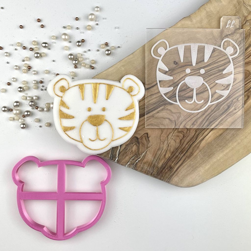 "TIGER JUNGLE" Lissie Lou Cutter & Embosser Set