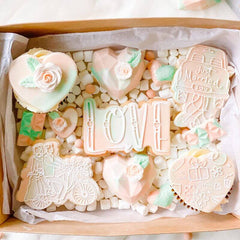 "WEDDING TEXTURE TILE" Cookie Embosser Lissie Lou