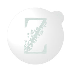 "WEDDING FLORAL INITIAL LETTER A-Z" Cookie Embosser Lissie Lou