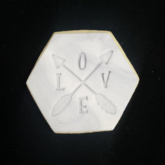 "LOVE WITH ARROWS" Embosser