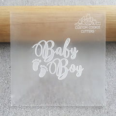 "BABY BOY 323 DEBOSSER" Custom Cookie Cutter