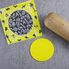 "PAMPER SPA 033 PATTERN DEBOSSER" Custom Cookie Cutter