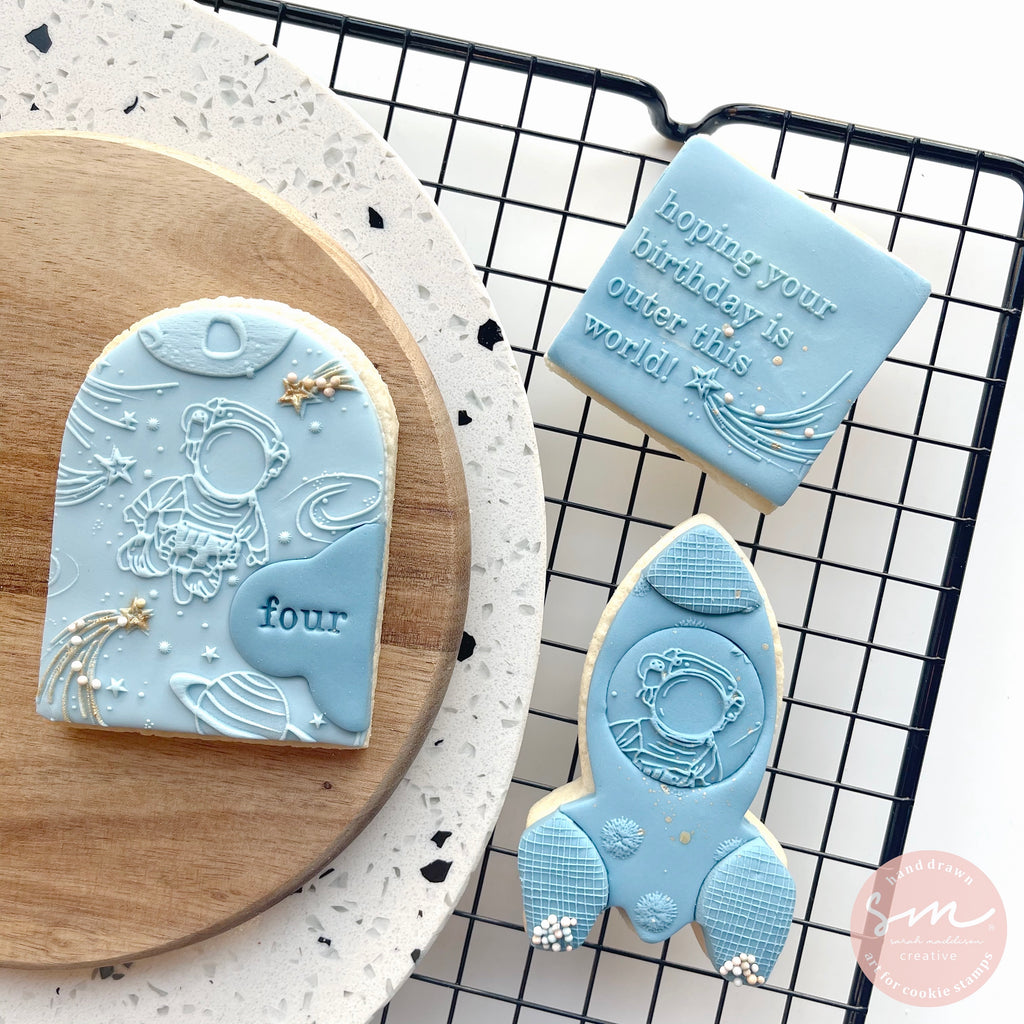 OUTER THIS WORLD - Sarah Maddison Cookie Stamp