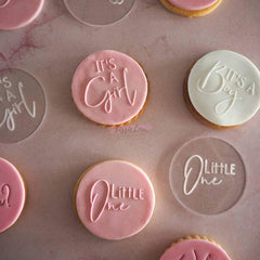 "IT'S A GIRL" Cookie Embosser Lissie Lou
