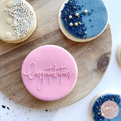 CONGRATULATIONS - Sarah Maddison Cookie Stamp