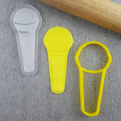 “MICROPHONE 266 Cutter And Debosser" Custom Cookie Cutters