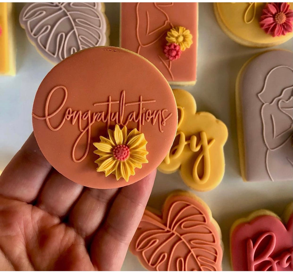CONGRATULATIONS - Sarah Maddison Cookie Stamp