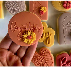 CONGRATULATIONS - Sarah Maddison Cookie Stamp