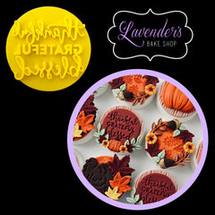 "THANKFUL, GRATEFUL, BLESSED" Embosser