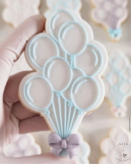 "BIRTHDAY BALLOONS" Lissie Lou Cutter & Embosser