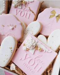 LOVE YOU MORE - Sarah Maddison Cookie Stamp