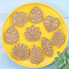 LEAVES 8pc Themed Cutter And Embossers