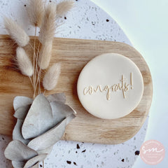 Congrats! - Sarah Maddison Cookie Stamp