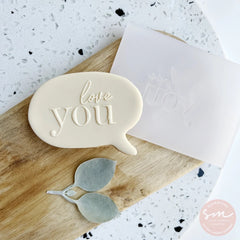 LOVE YOU - Sarah Maddison Cookie Stamp