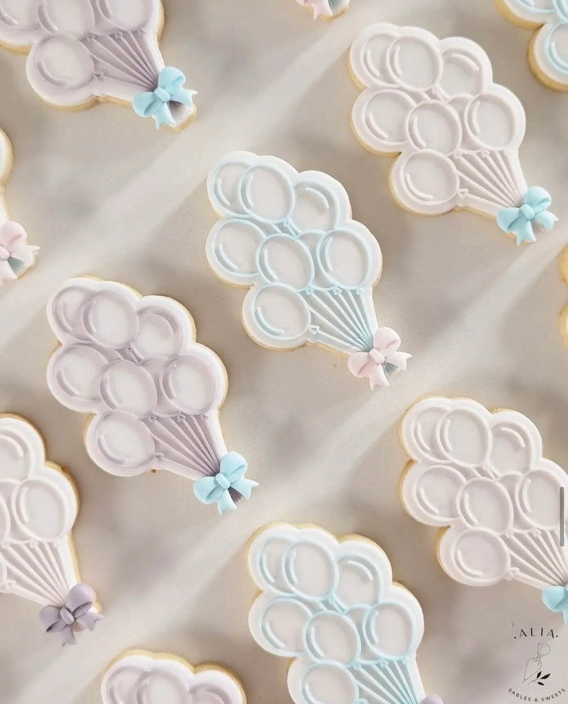 "BIRTHDAY BALLOONS" Lissie Lou Cutter & Embosser