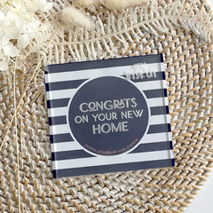 “CONGRATS ON YOUR NEW HOME 159" Little Biskut Debosser