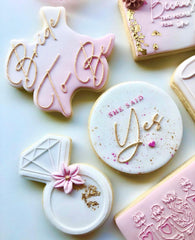 "BRIDE TO BE IN DELICATE FONT" Lissie Lou Cutter & Embosser