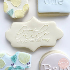 LITTLE ONE ON THE WAY - Sarah Maddison Cookie Stamp