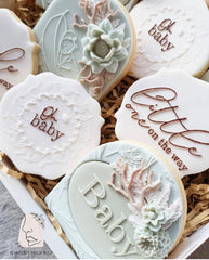 LITTLE ONE ON THE WAY - Sarah Maddison Cookie Stamp
