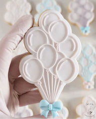 "BIRTHDAY BALLOONS" Lissie Lou Cutter & Embosser