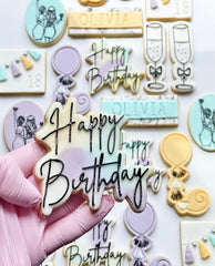 "HAPPY BIRTHDAY STYLE 5" Lissie Lou Cutter & Embosser