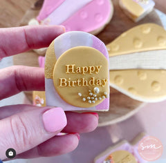 HAPPY BIRTHDAY MINI - Sarah Maddison Cookie Stamp
