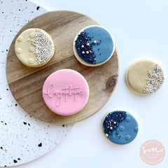 CONGRATULATIONS - Sarah Maddison Cookie Stamp