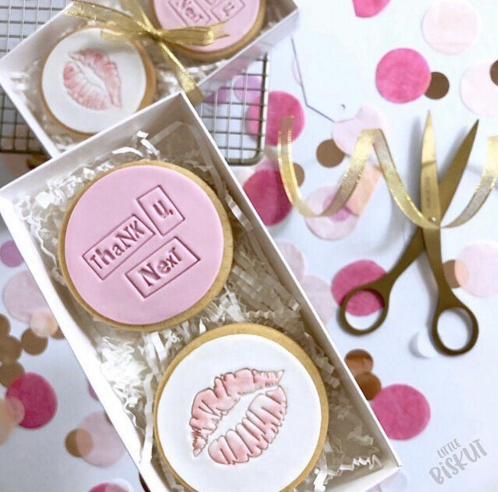"THANK YOU NEXT" Little Biskut Embosser