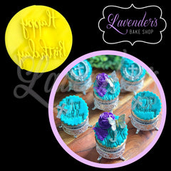 "HAPPY BIRTHDAY 112" Embosser