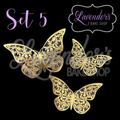 Paper Butterfly Decor Set 5