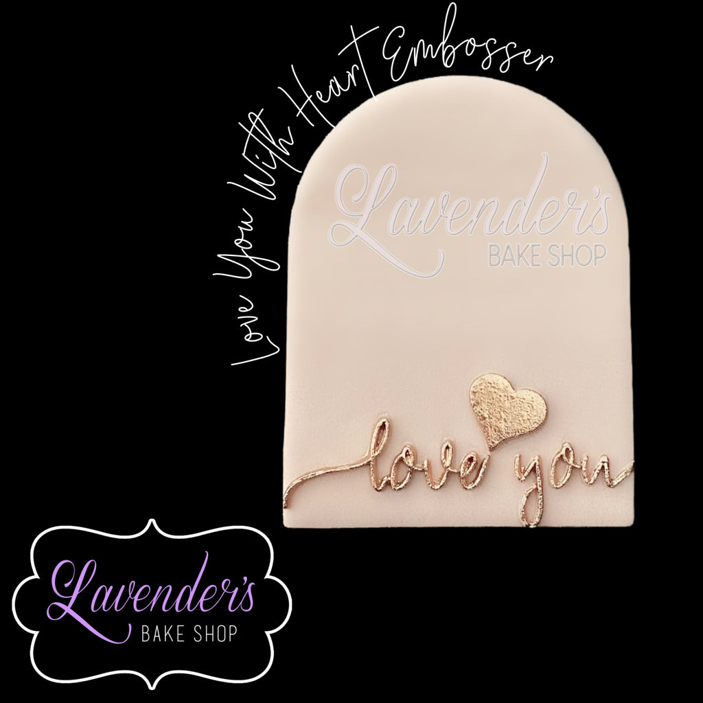LOVE YOU WITH HEART LBS Embosser
