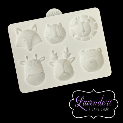 6pc Animal Theme