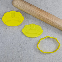 "POLICE HAT 051 CUTTER AND DEBOSSER" Custom Cookie Cutters