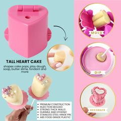 TALL HEART CAKE : My Little Cakepop (Copy)