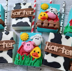 Pig, Sheep and Cow Trio