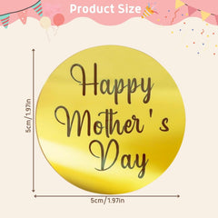 Round "HAPPY MOTHER'S DAY" Acrylic Topper