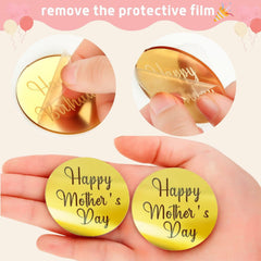 Round "HAPPY MOTHER'S DAY" Acrylic Topper