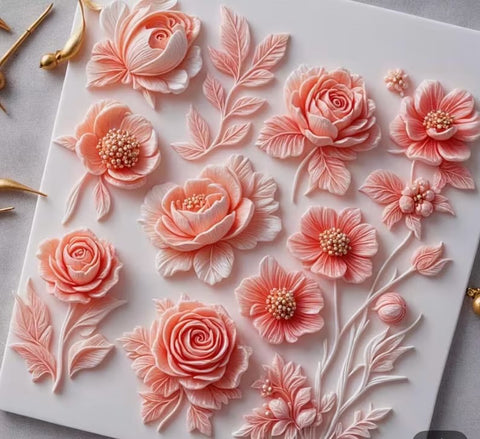 Delicate Roses And Flowers
