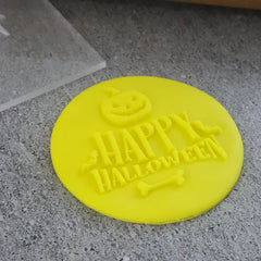 "HAPPY HALLOWEEN 903 DEBOSSER" Custom Cookie Cutter