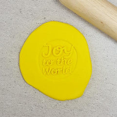 "JOY TO THE WORLD 408" Custom Cookie Cutters