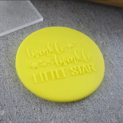 "TWINKLE TWINKLE LITTLE STAR 158 DEBOSSER" Custom Cookie Cutter