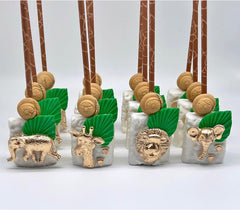 Lion, Giraffe & Monkey
