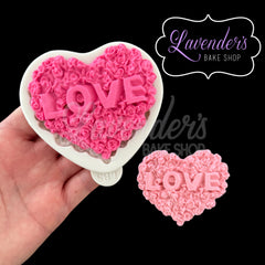 Floral “LOVE” Heart