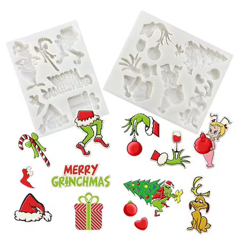 GRINCH Christmas Theme (Set of 2)